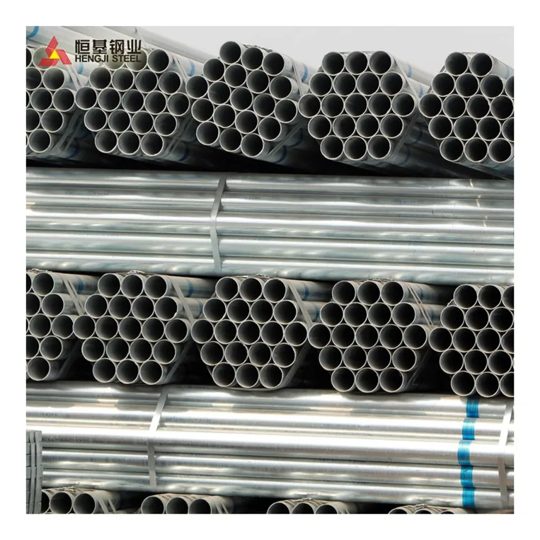 
Gi Pipe Factory BS 1387 / ASTM A53 black galvanized structure steel pipe 