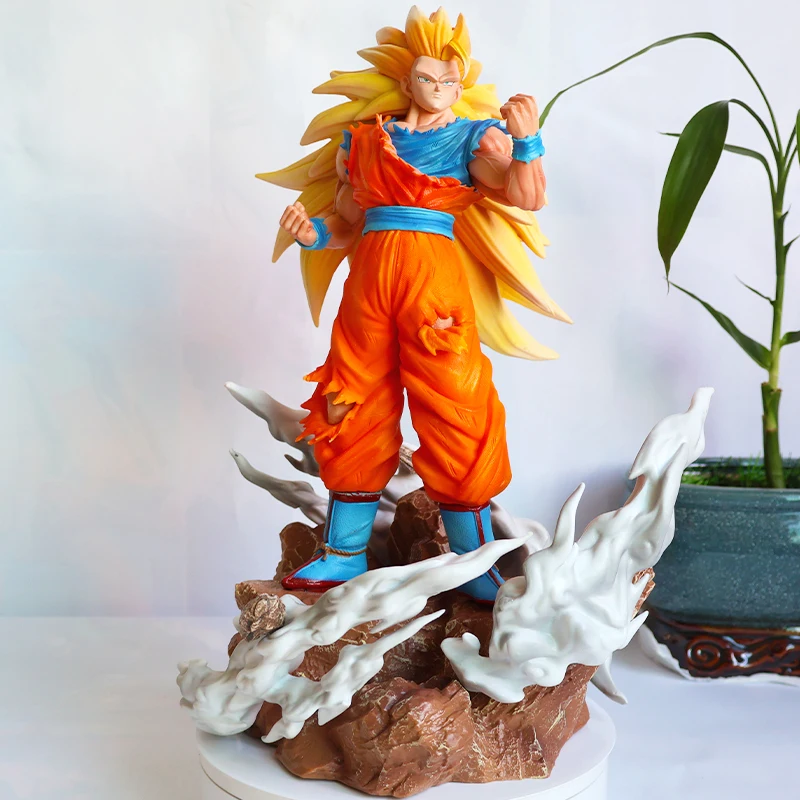 Wholesale Genshin Impact Goku Vegetal 1 PIECE Luffy Demon Slayers Narutos Anime Statue PVC Toy Doll resin plastic Action Figures