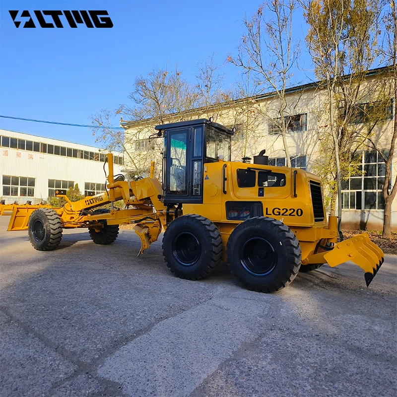 LTMG 180hp 190hp 220hp Motor Grader with front blade and rear ripper