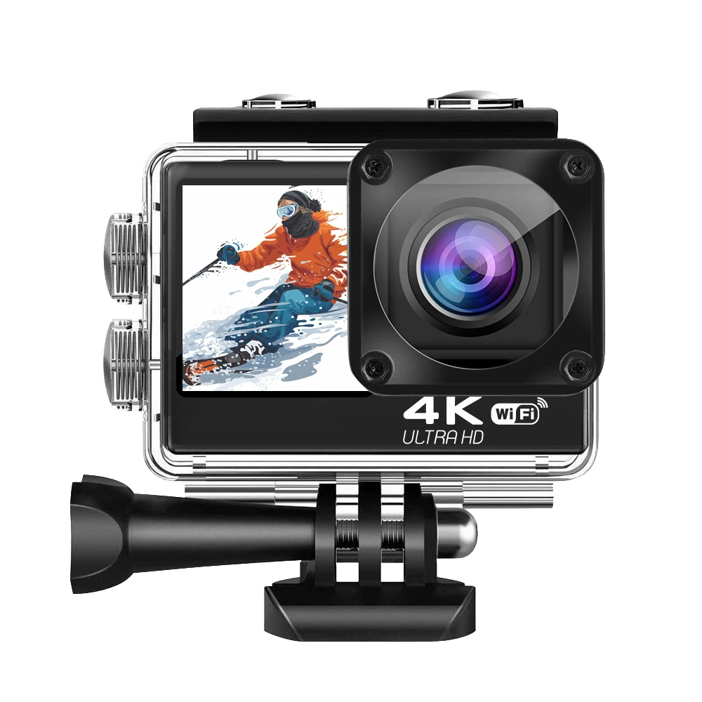 ACPRO BRAVE P20 ICatch V39 Dual Screen Real 4K 60FPS 20MP Hand Touch 4K Action Camera