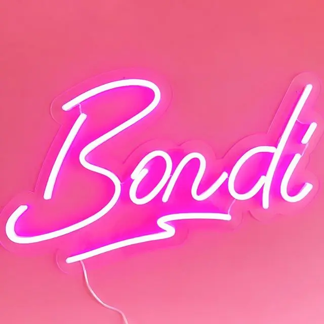 Hello Neon Light Signs LED Neon Word Sign Neon Letters Light Art Decorative Lights Wall Decor for Children Baby Room Hose Bar