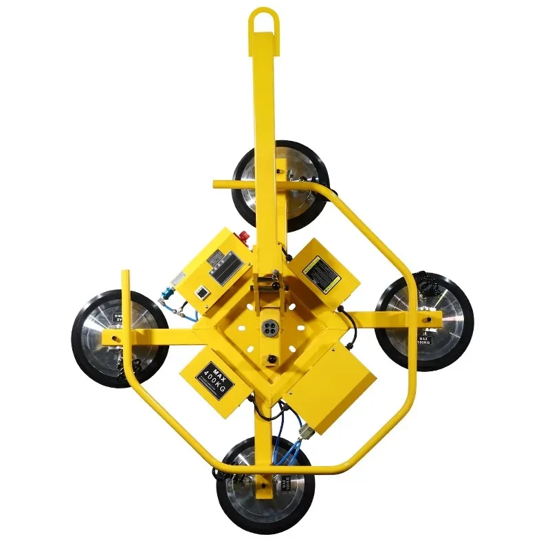 Electric Easy Operate Vacuum Glass Suction Crane Lifter for Loading Glass Curtain Wall With 400kg Sheet Metal