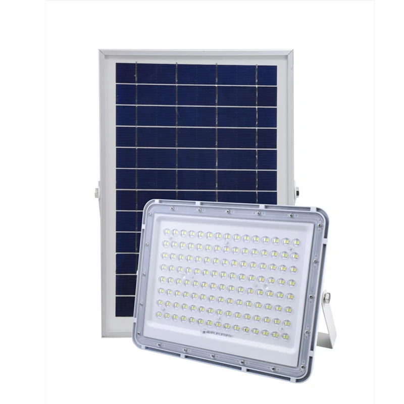 Hot Selling Aluminium PC 60 100 150 Watt Street Solar Lights Outdoor Portable Projector Led Flood Lamp