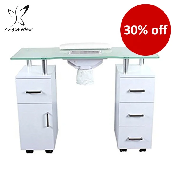 
King shadow beauty salon equipment and furniture nail salon furniture nail tables 
