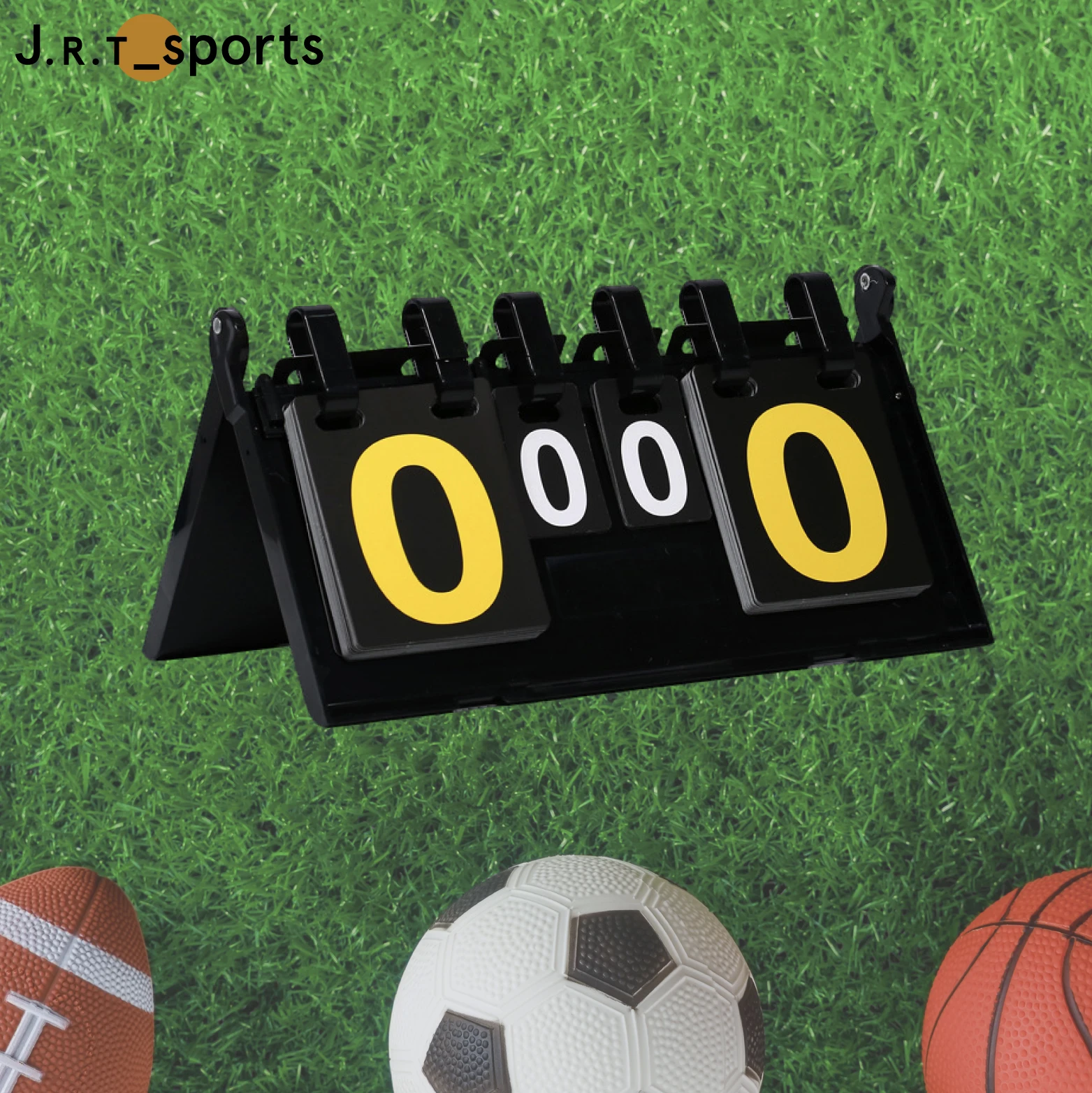 4-Digit Score Board Football Volleyball Table Tennis Scoreboard Flip Badminton Sports Competition Scoring Board