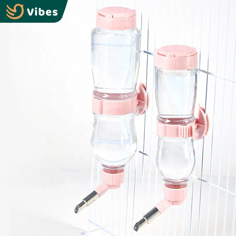 Bulk In Stock Small Animals Drinking Water Dispenser Bird Hamster Parrot Rabbit Water Drinker Feeder For Small Animals