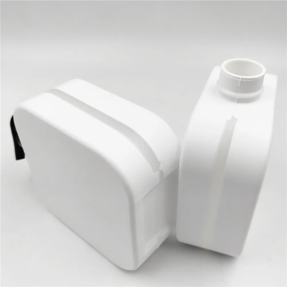 custom 400ml empty frost finish refillable plastic HDPE square liquid line bottle for Shower gel or Shampoo Soap Dispenser