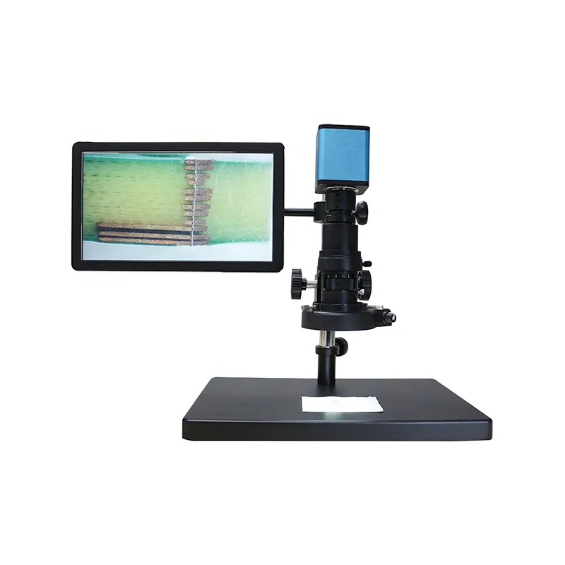 Photographable HD video microscope SGO-500HCX electron microscope directly supplied by Shenzhen manufacturer