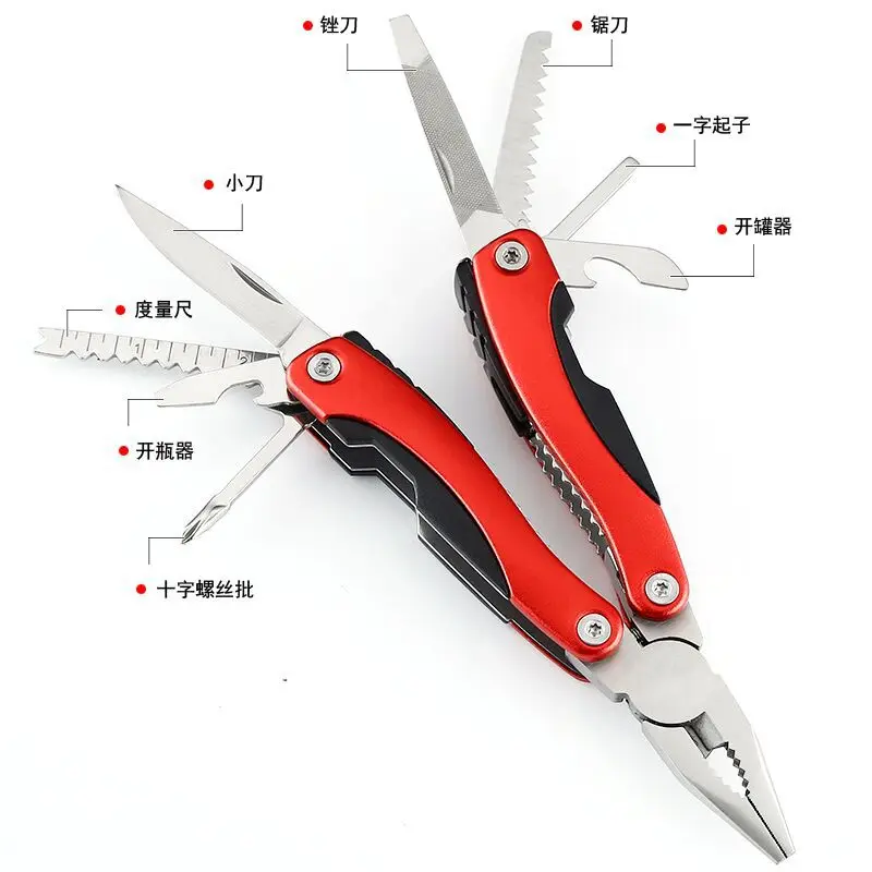 Stainless steel AL-MP01 multifunctional tool pliers outdoor folding portable combination pliers