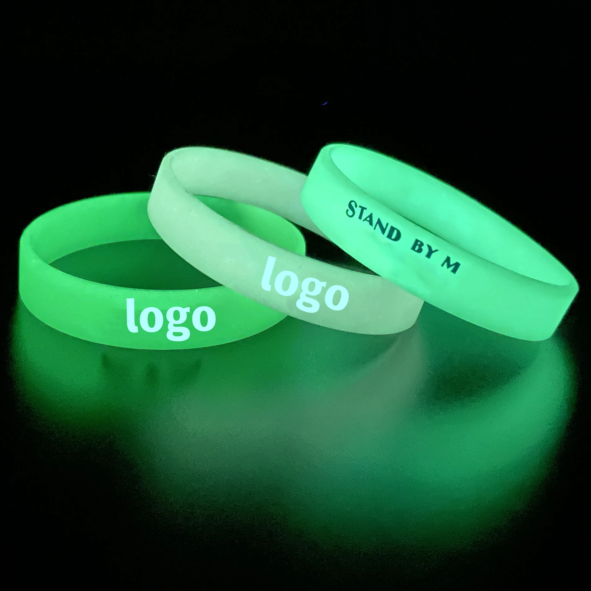 Silicone Bracelet Manufacturer Luminous Bright Personalized Decorative Jewelry Sports Luminous Wristband Gift