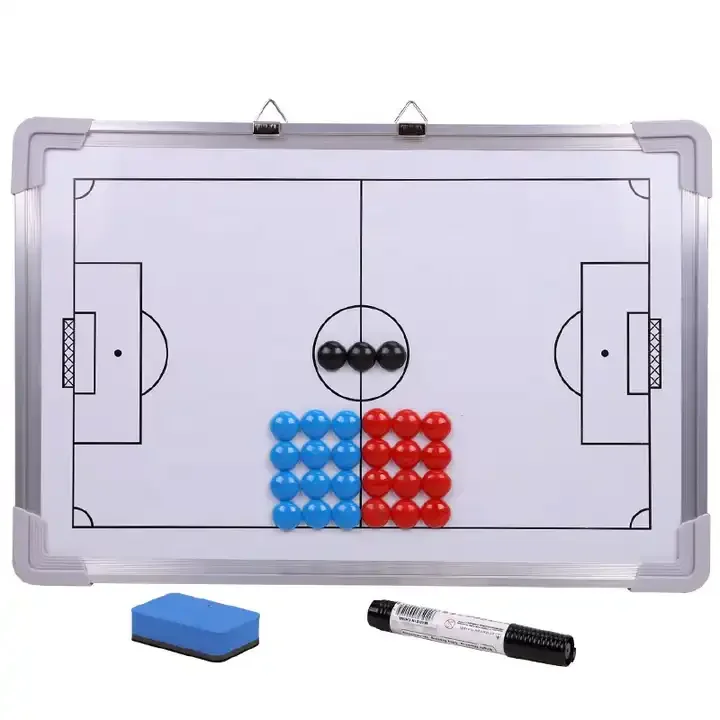 Football Soccer 60cm x 90cm Magnetic Coaches Tactic Board with Pen and board wiper