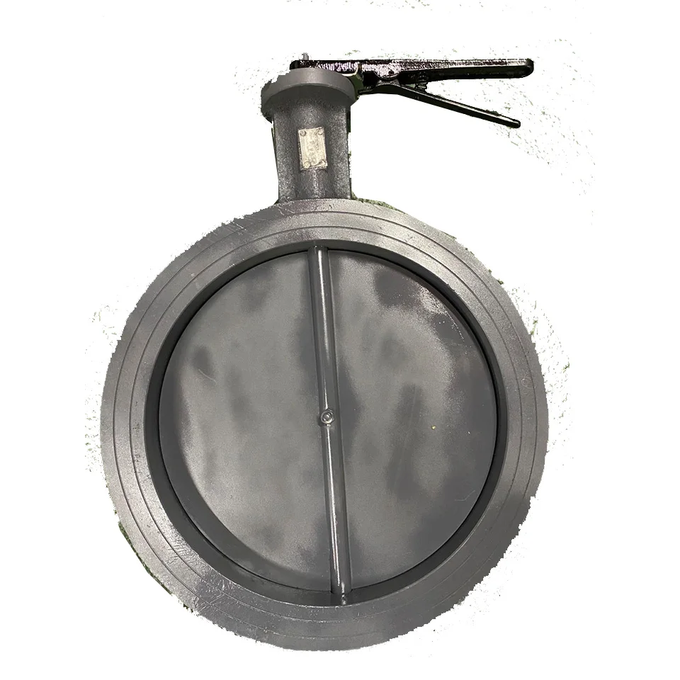 Manual cast iron butterfly valve JRK350 Short Handle Turbo Butterfly Scaled Flange Butterfly Valve