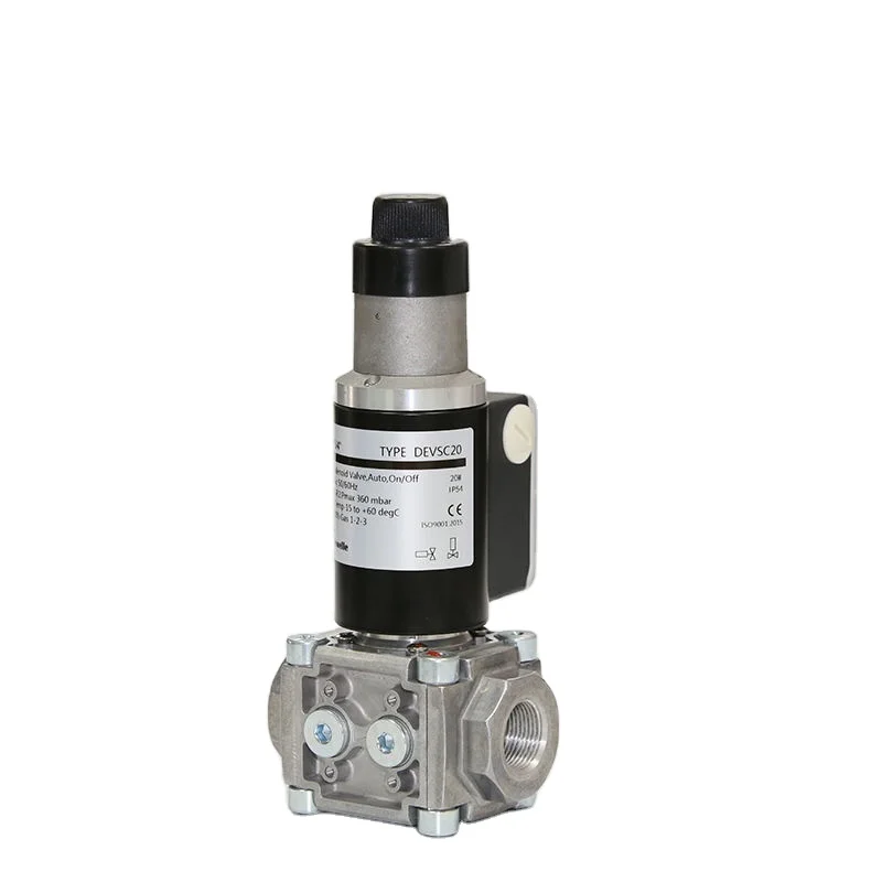 solenoid valve Flow Adjustable Magnetic Solenoid Gas Valves For Melting Furnace