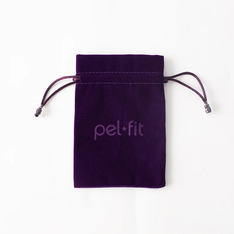 Custom Soft Velvet Drawstring Pouch Bag with Deboss Logo Luxury Perfume Velvet Pouches