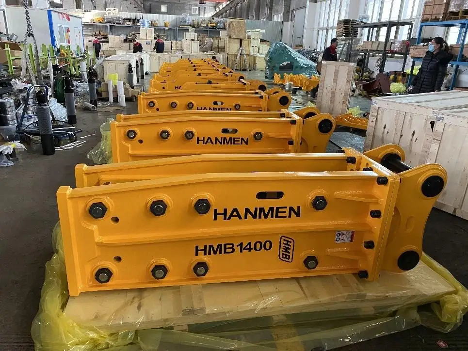 china professional supplier and factory price hydraulic breaker with tool 140mm for 20 tons excavator