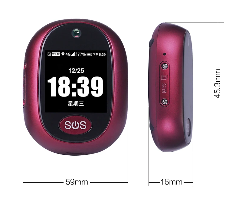 Fashion Cheap Waterproof Smart Watch Wholesale Personal SOS System Mobile Location GPS Tracking Device 4G For Children Elderly