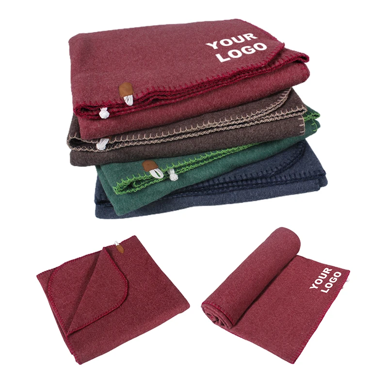 Super Soft Custom Knitted Plush Custom Blankets Plain Promotional On Sale Solid Polar Fleece OEM ODM Cheap Throw for Winter