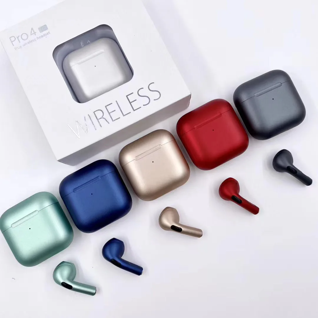  Купить оптом Air Pro 4 In-Ear Mini Pods TWS беспроводные наушники-вкладыши Водонепроницаемая гарнитура BT 5 0