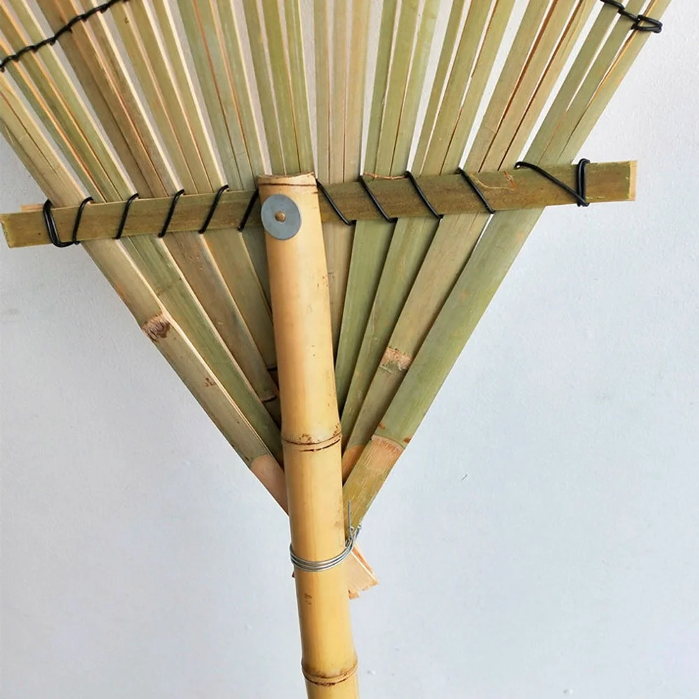 Экологичный 100% натуральный 33 зубчатый бамбуковый ручной грабли