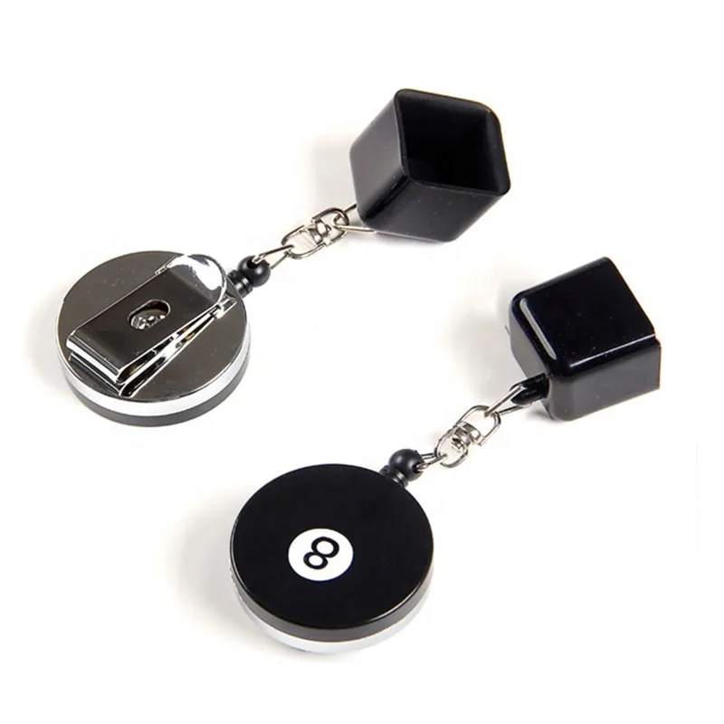 Telescopic Metallic Chalk Holder Billiard Accessory Cue Chalk Cover Beautiful Chalk Pouch