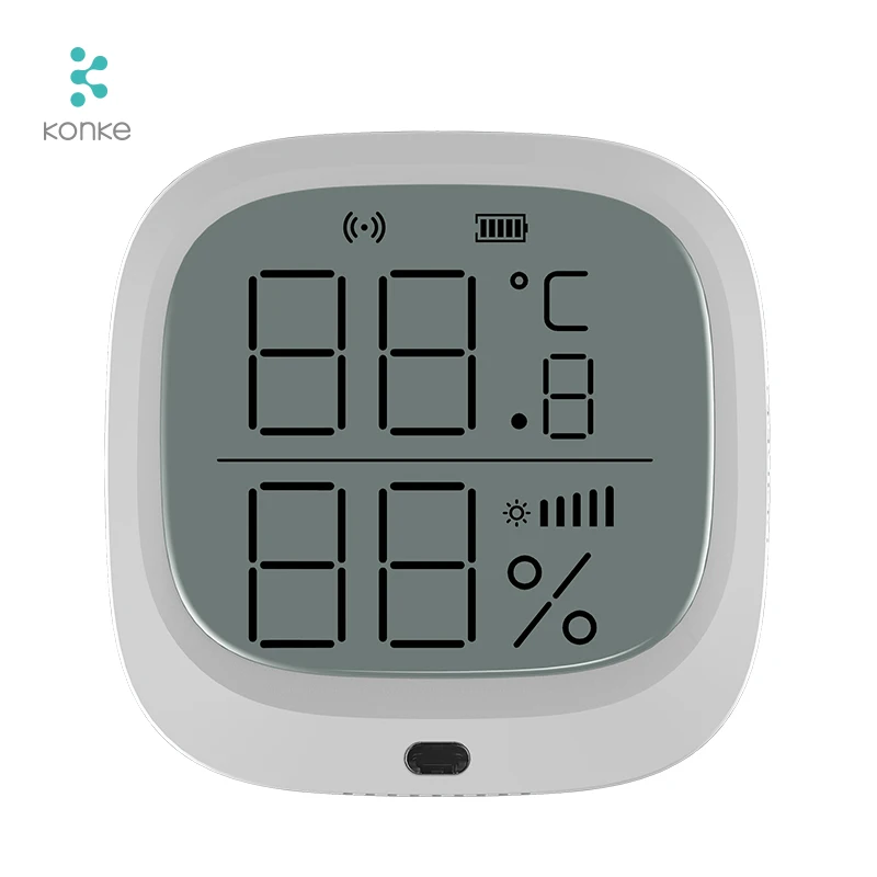 KONKE APP remote digital temperature and humidity sensor zigbee wireless sensor