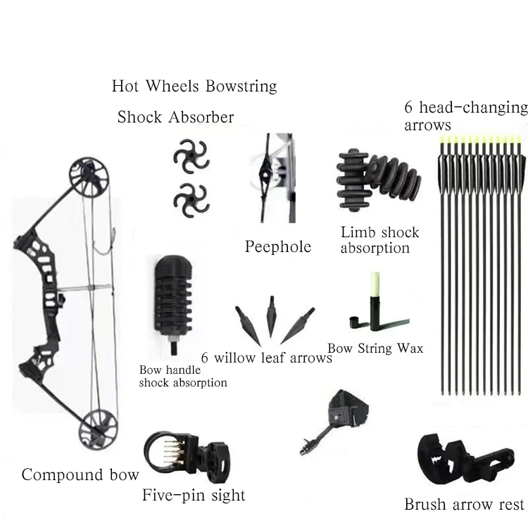 Sportface compound bow outdoor hunting practice bow and arrow