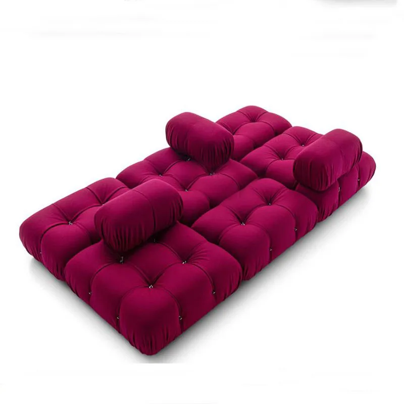 modern half moon circle curved sectional fabric sofa furniture set 7 seater living room sofa design luxury velvet sofa