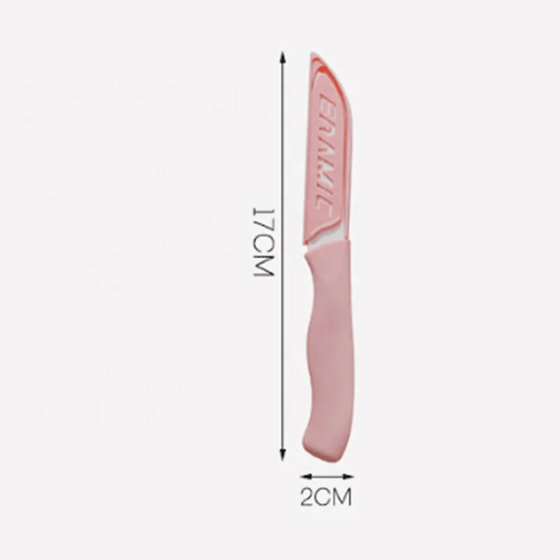 Многоцветный нож для фруктов Синий Розовый Модный бытовой портативный керамический
