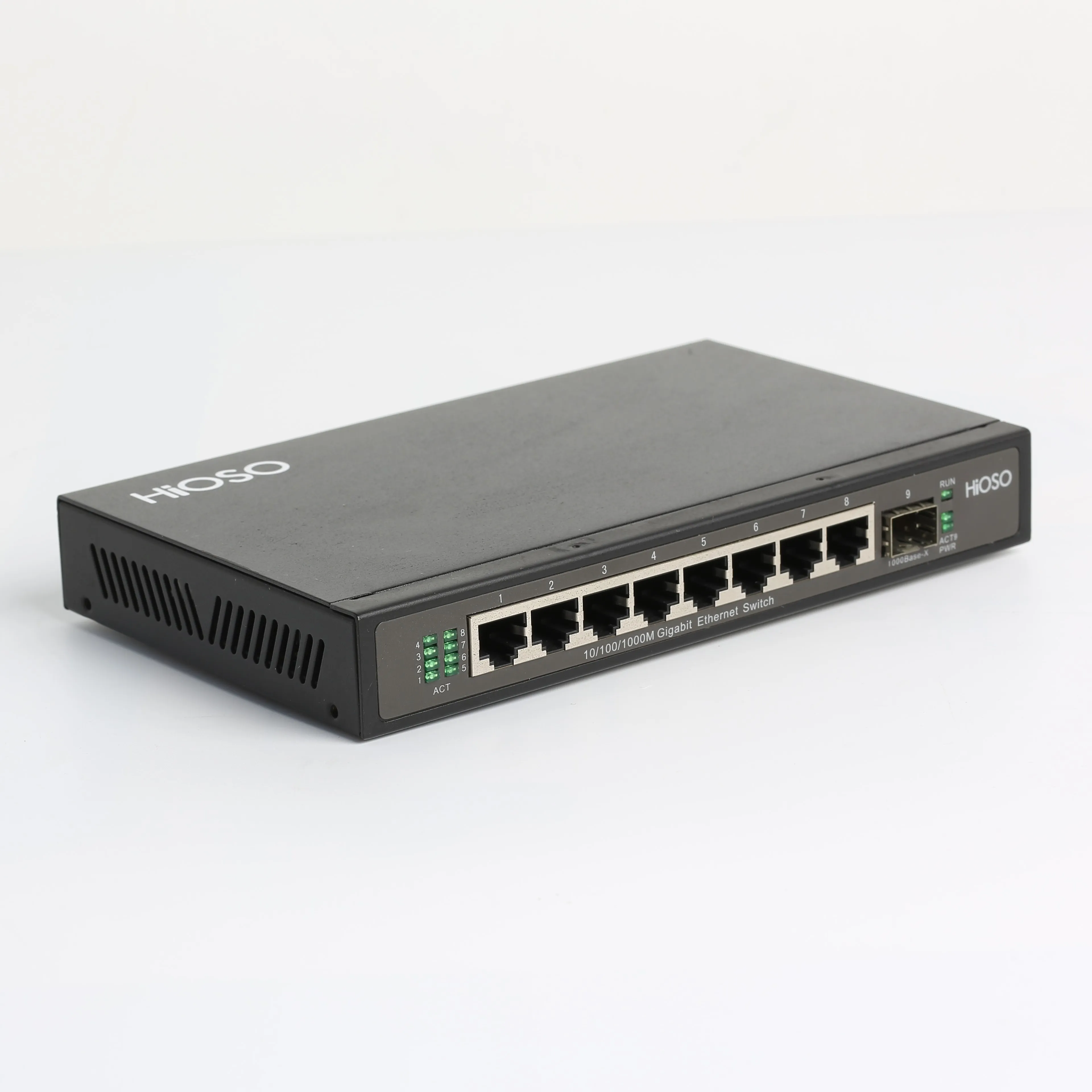 Промышленный Коммутатор ethernet-коммутатор 9 порт 10/100/1000 Мбит/с гигабитный ethernet-коммутатор