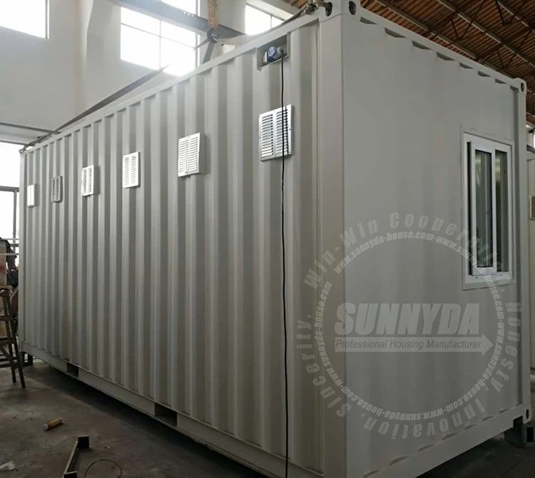 Factory Customized Flat pack container house cheap Sandwich panel steel structure container prefab homes for sales