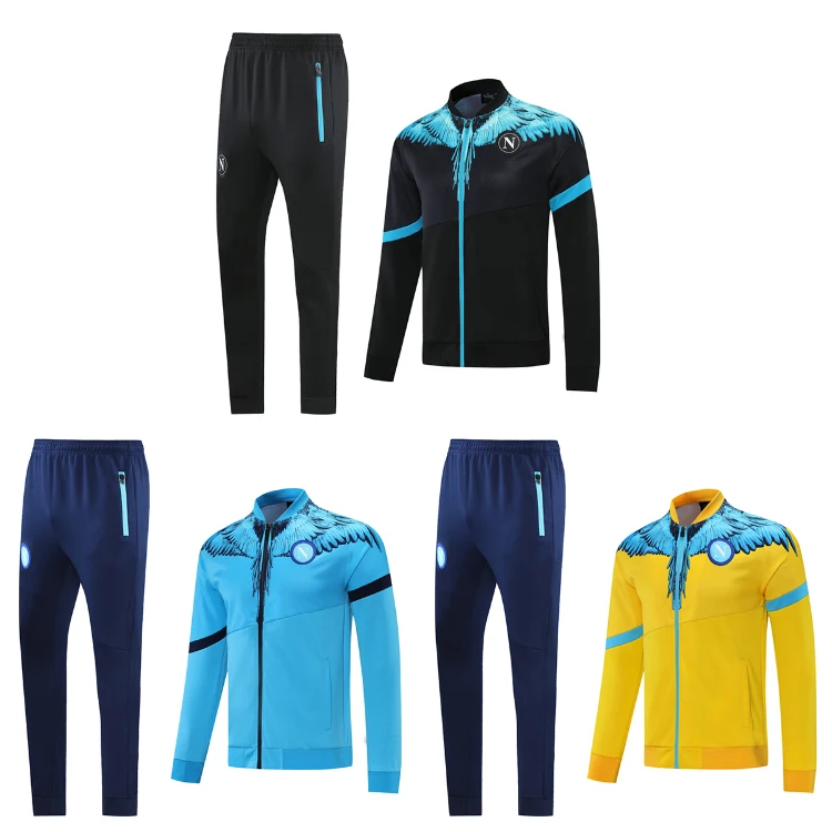 High Quality Team Training Sweater Suit Factory Men Football Track Suit Soccer