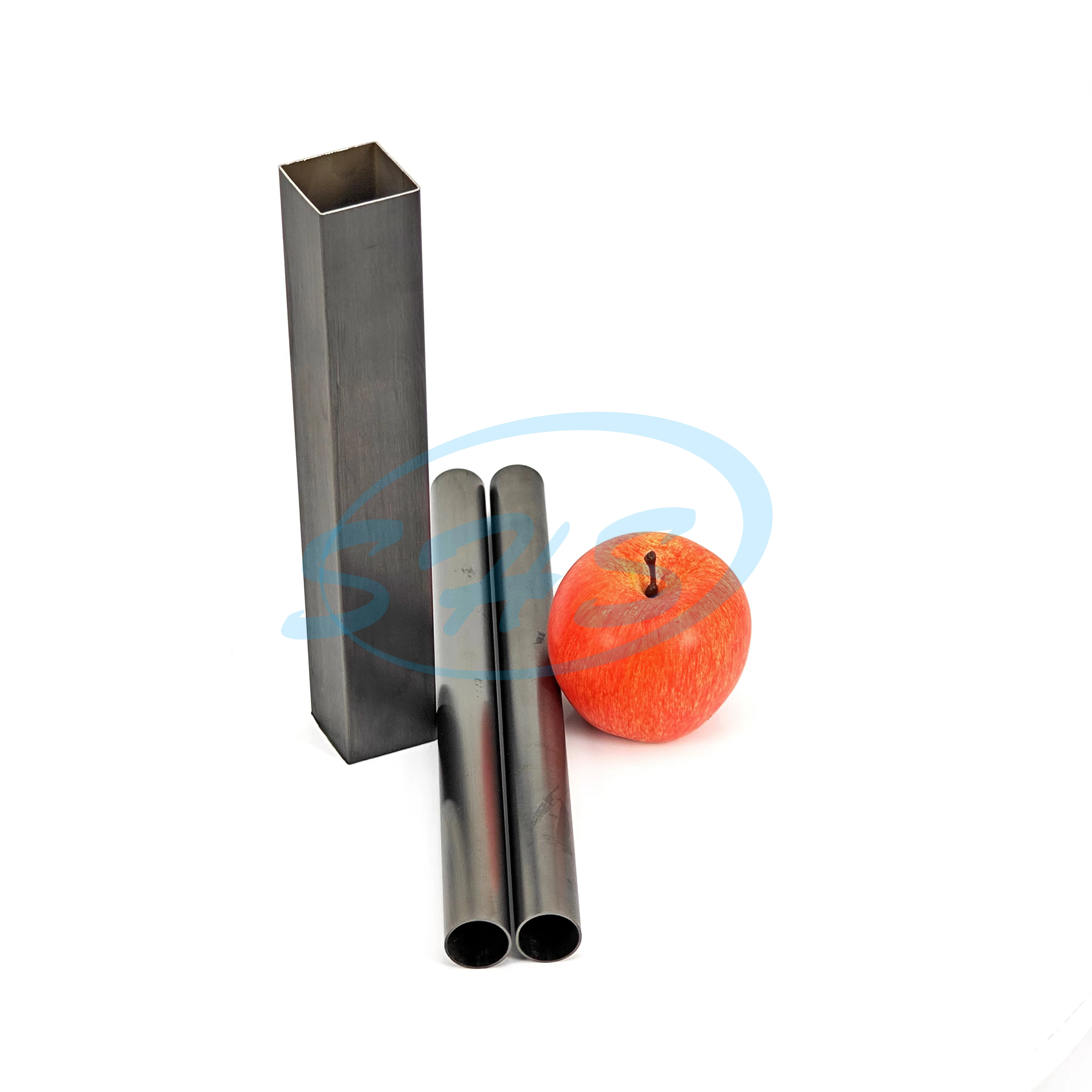 Top supplier color stainless tube 201 304 satin with PVD plated stainless steel black pipe for interior and exterior decoration