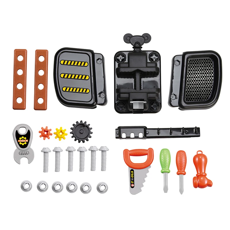 2 in 1 Tool Kit Backpack Toy Building Toys Set Easy Carry