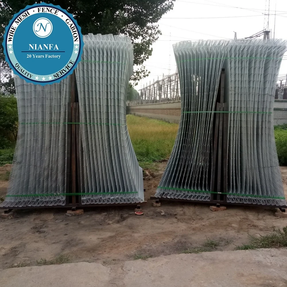 South Korea BRC Welded fencing/ roll top fence/ Rolled Beam Section at Top and Bottom Edge hot dipped galvanized steel fence