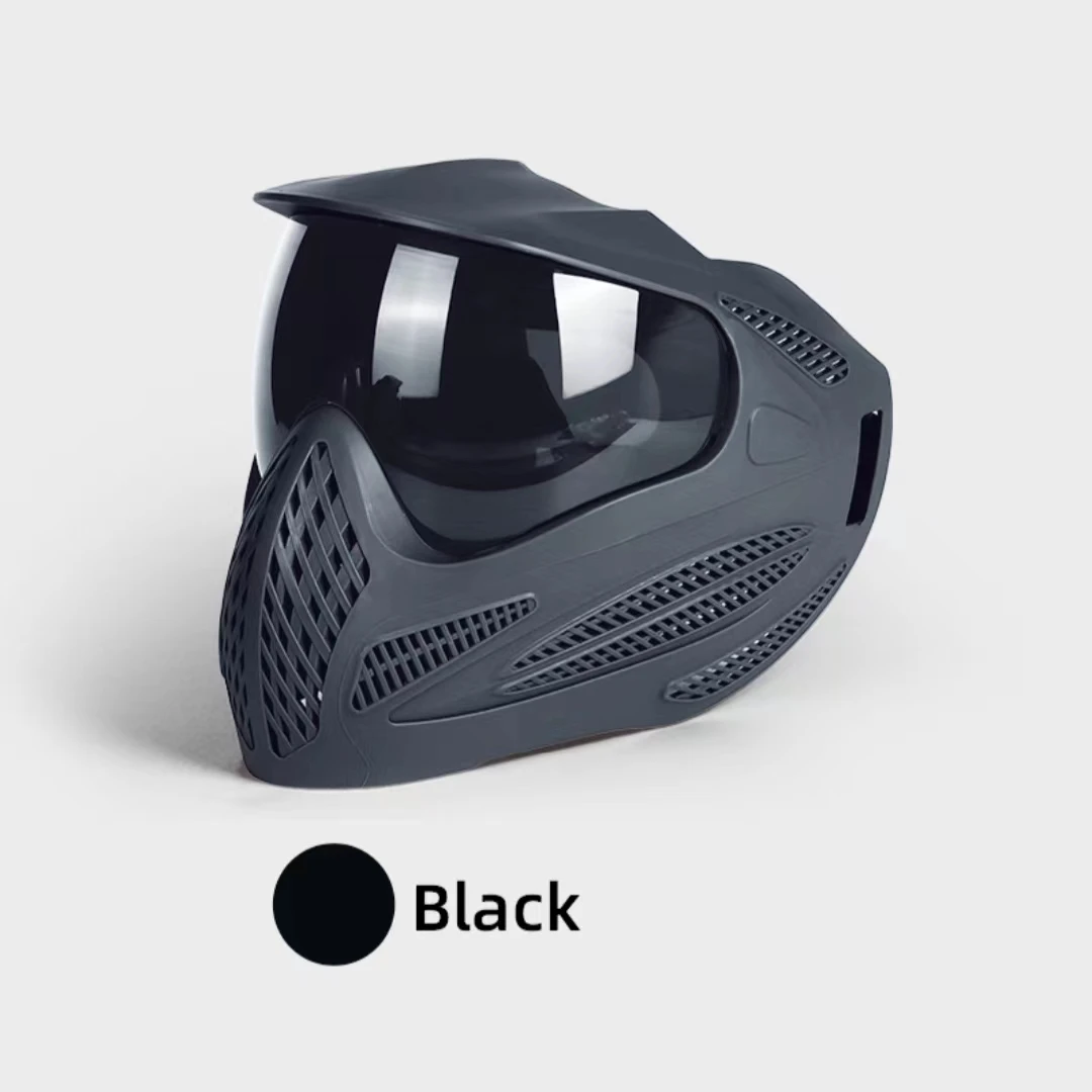 Breathable Face Protective Mask Tactical Outdoor Sport Full Face Mask for Ski&Sports&Motorcycle&Cs&Riding with Goggles