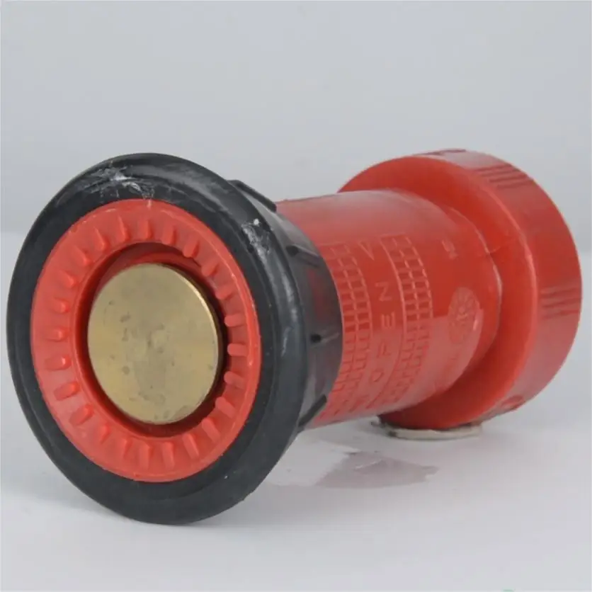 FM UL Factory  price    1 1/2' 2 1/2inch   plastic  Fire  Portable Spray Nozzle Fire water gun fire hose connector