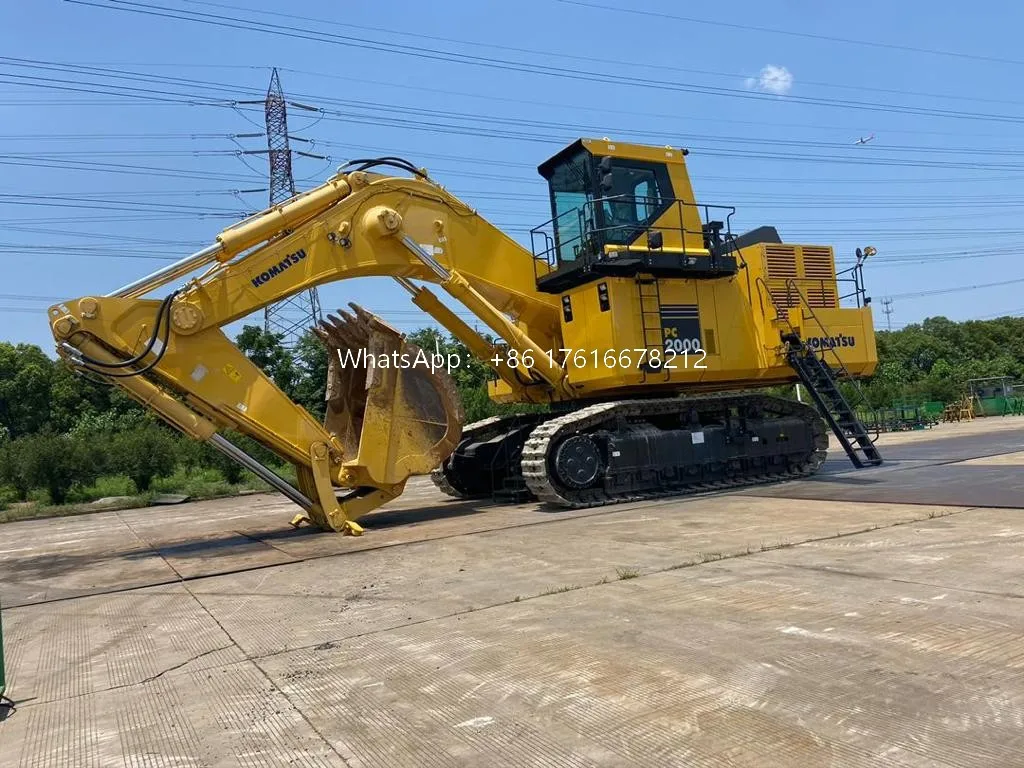 Japan Construction Machine Komatsu PC2000 Excavator  Heavy Duty Equipment Komatsu new Excavator
