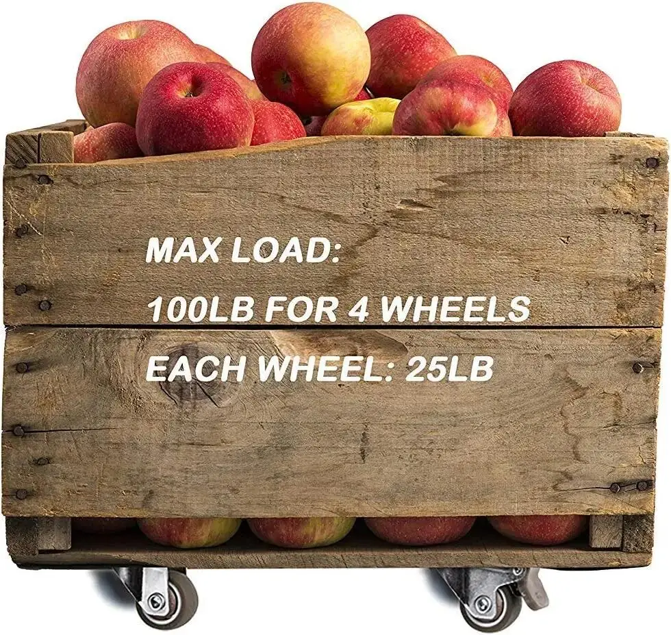 1.25 inch 32 mm TPE light duty  Furniture Silent Swivel Brake Small Caster Wheel Trolley Shopping Cart Universal Wheel