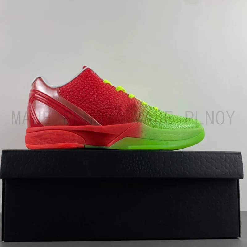 2024 Best quality In Stock  Newest Bryant 6 Protro Reverse Grinch Basketball shoes Men Sneakers