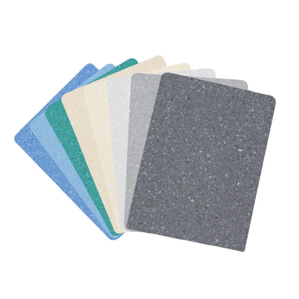 2mm Matt homogeneous floor tiles Chemical Anti-Slip Hospital Resistant PVC Homogeneous Vinyl Flooring Tile