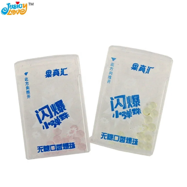 Hot sale sugar free mint fruit flavor fresh breath pop cool mint pearls candy