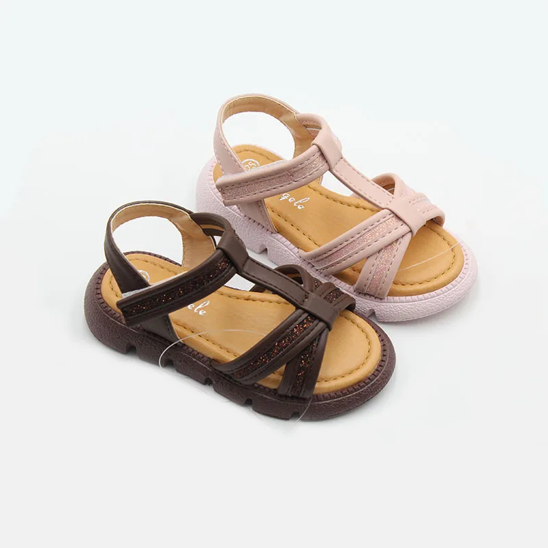 New Flat Bottom Anti slip Soft Bottom Comfortable Roman Beach Toddler Girl Sandals Toddler Slides (Toddlers/Kids/Big Children)