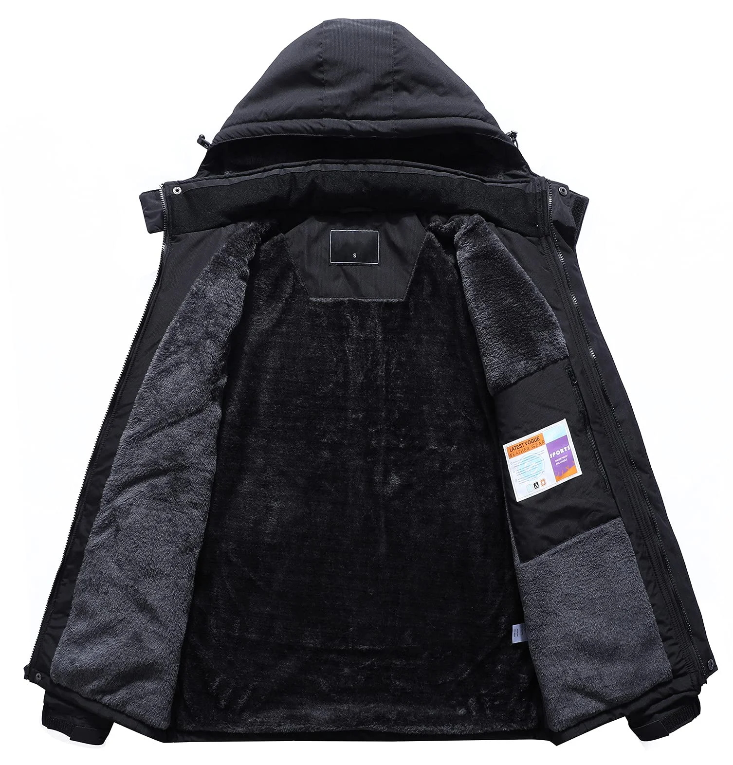 Autumn and winter removable liner two pieces of storm jacket outdoor windproof waterproof warm customized ski snow wear