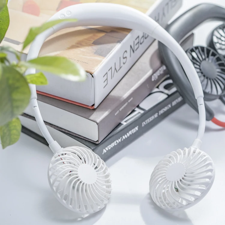  New version usb mini fan Bladeless bladeless neck Air Cooling hands free Neck Hanging