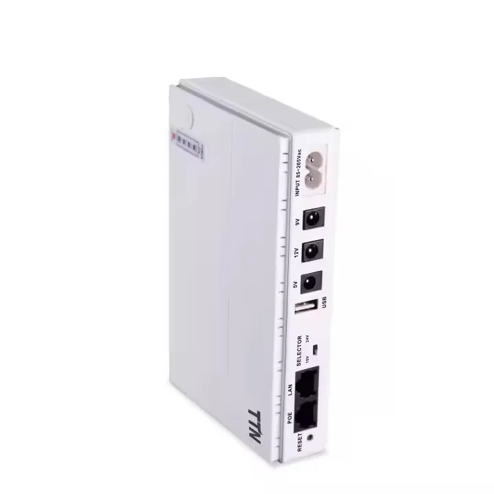 Мини-источник питания для Wi-Fi маршрутизатора DC5V/9V/12V Poe Online Мини DC UPS Power с однофазной литиевой батареей