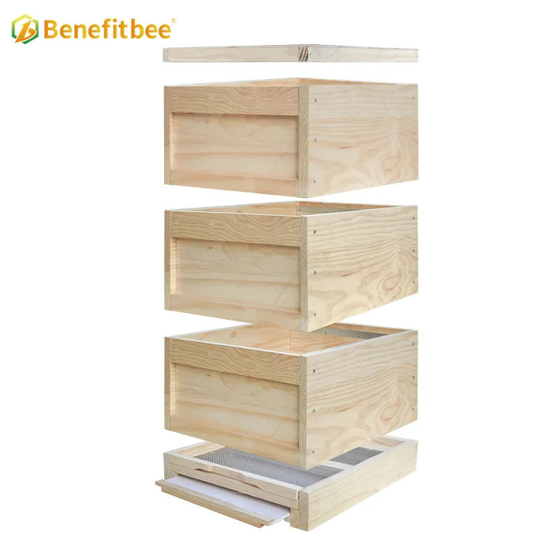 High Quality Wood Bee Hive Beekeeping Equipment Beehive