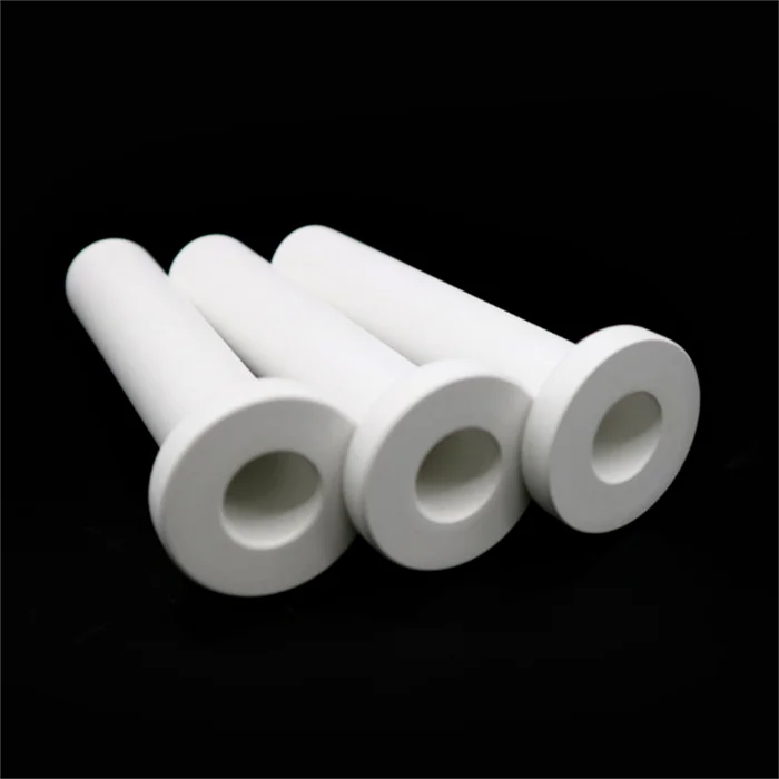 Electrical conductivity boron nitride structural part ceramic tube with flange
