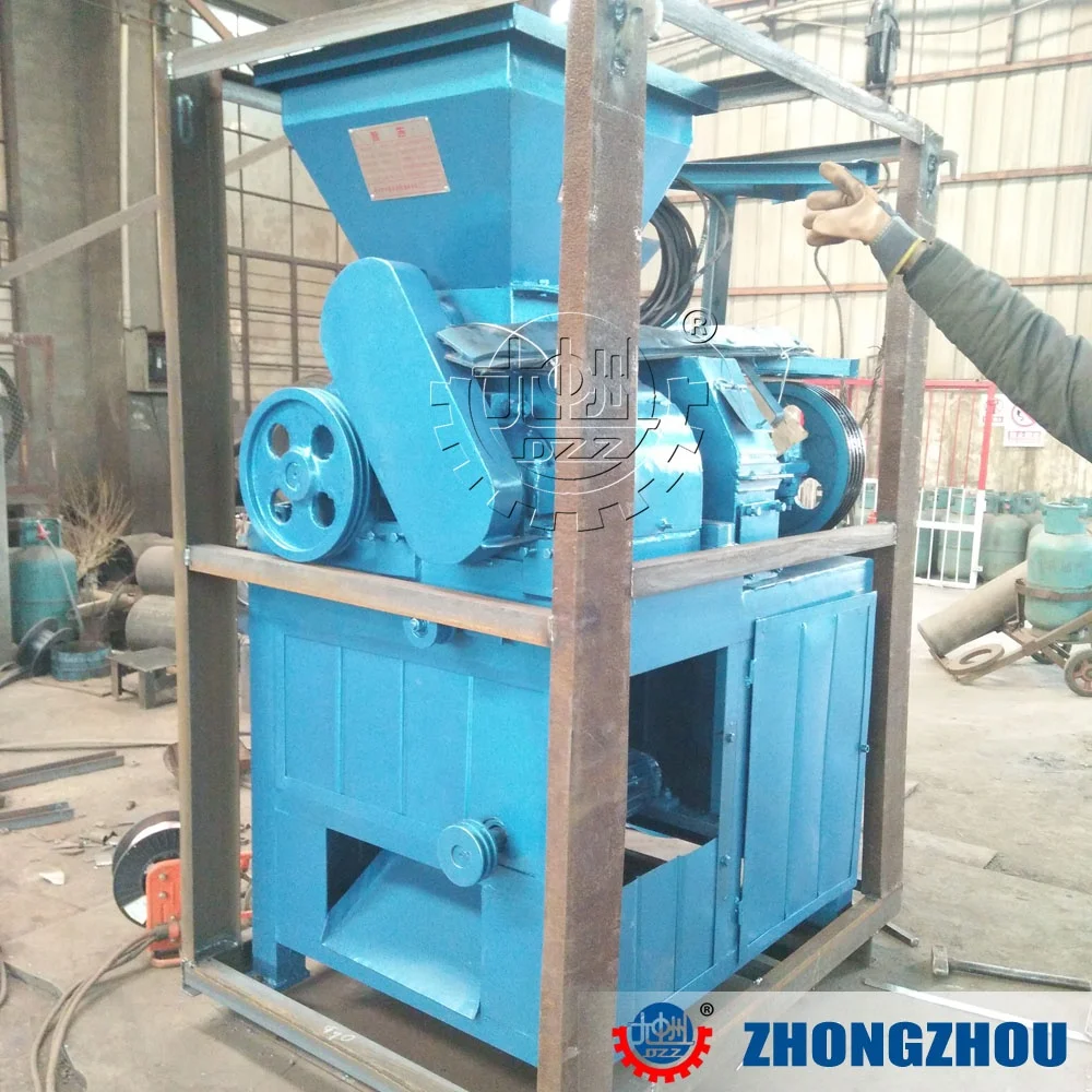 Charcoal briquetting machine