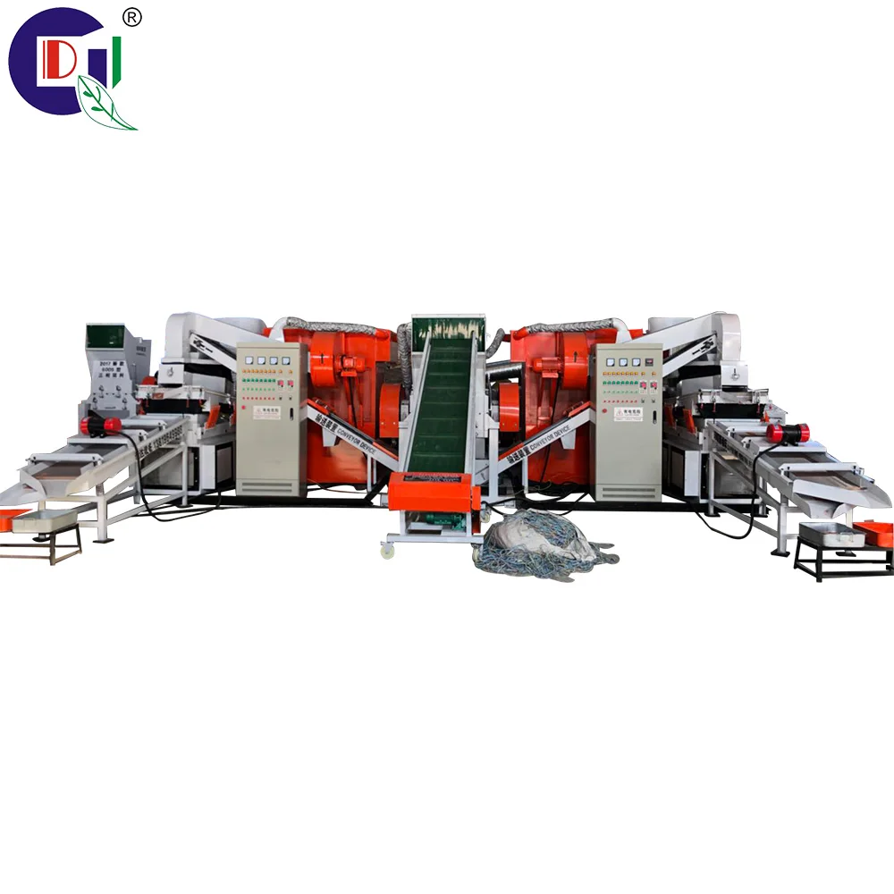 QIDA QD-800S Scrap Copper Wire Stripping Machine Recycled Plastic Granulation Cable Cutting Machinery