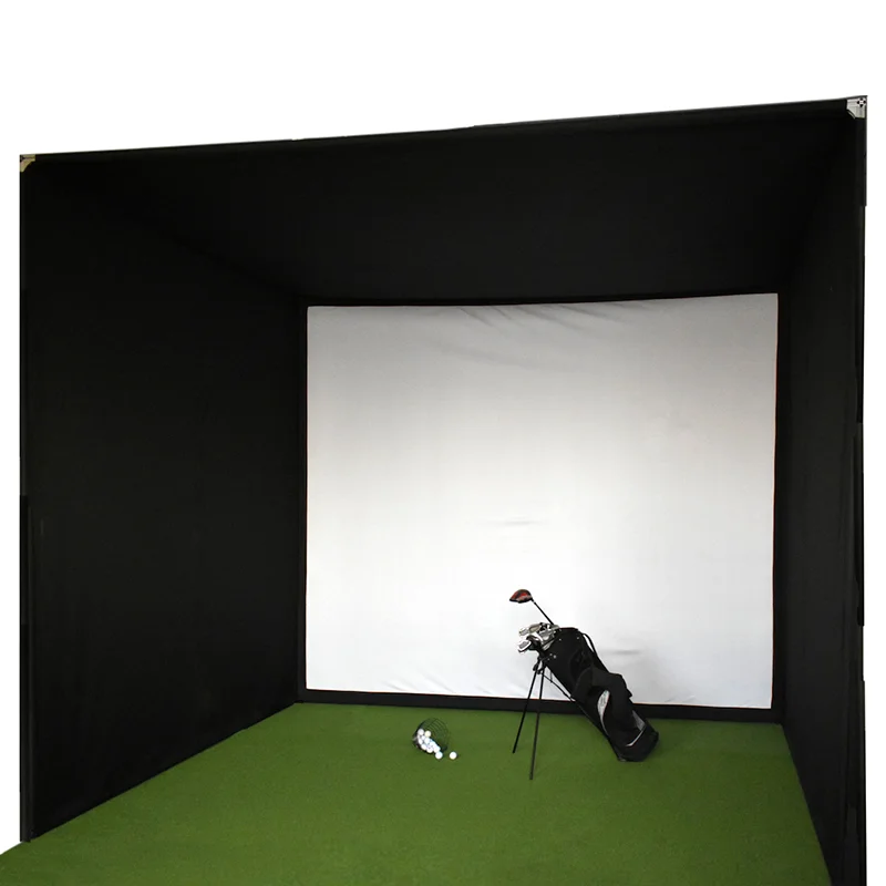 Custom Size  Dense Woven Polyester  Golf Simulator Screen